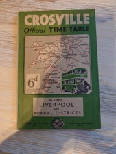 Crosville Official Bus Timetable No.2 Liverpool & Wirral Sep 1947 - June 1948