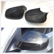 2x Black Car Side Mirror Cover For BMW E92 LCI Coupe Convertible 2011 2012-2013