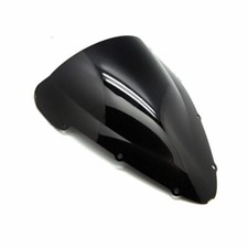 Black Double Bubble Windscreen Windshield ABS for Honda CBR600RR F4i 2001-2007