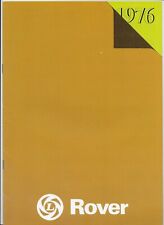 1976 Rover car brochure: Rover 2200 SC/TC (P6), Rover 3500 (SD1) & Range Rover