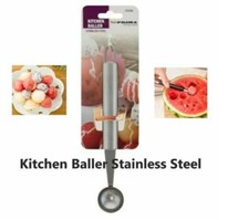 Large Stainless Steel Kitchen Melon Baller Fruit Scoop Ice Cream Ball Dessert