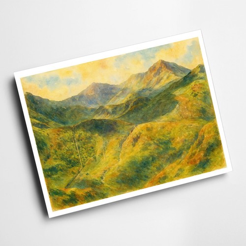 Print snowdon from - a4,