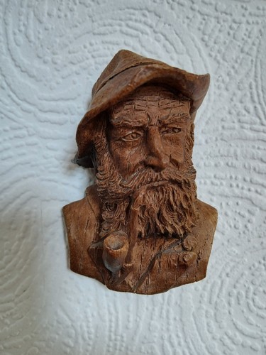Vintage faux carved - carved, wood