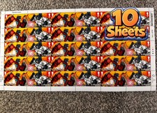 Ten Sheets Of 30 1st Class