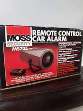 Moss Ms705 Remote Control Car Security Alarm - Vintage, Boxed Classic Car Alarm