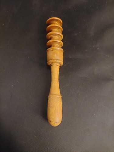 Antique turned wood treen - turned,