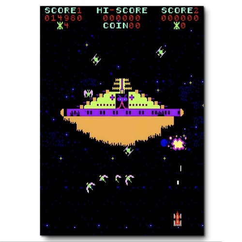 Phoenix arcade game shooter - game,