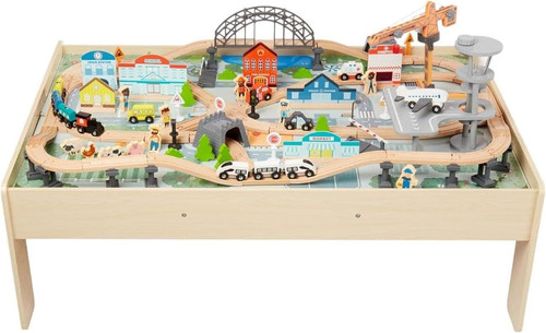 120 piece wooden - 120-piece, set