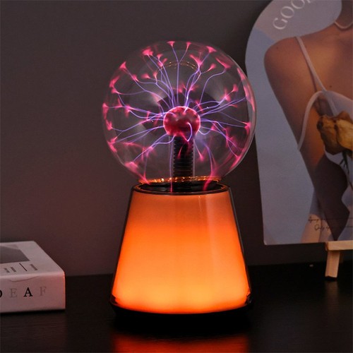 Plasma ball lamp bedside night - lamp,