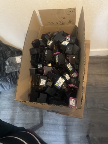 And canon empty ink - hp,