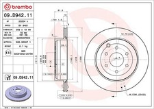 Brembo 2 x Rear Brake 308mm