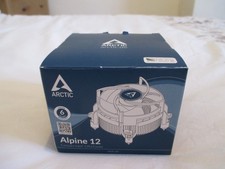 Artic White Alpine 12 CPU Cooler with Fan for Intel LGA 115x low usage 4 pin PWM