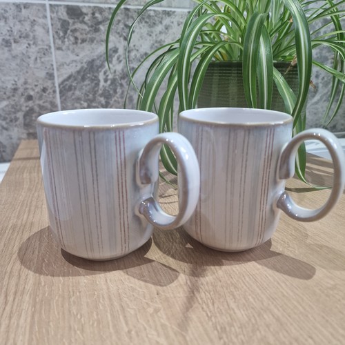 Pair denby pottery mist - pair,