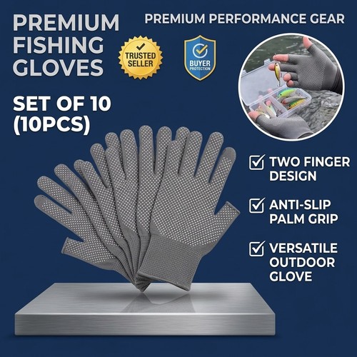 Premium fishing gloves - fishing, two
