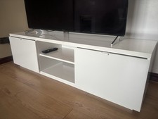 TV Stand Cabinet Brand New High Gloss White Modern Design