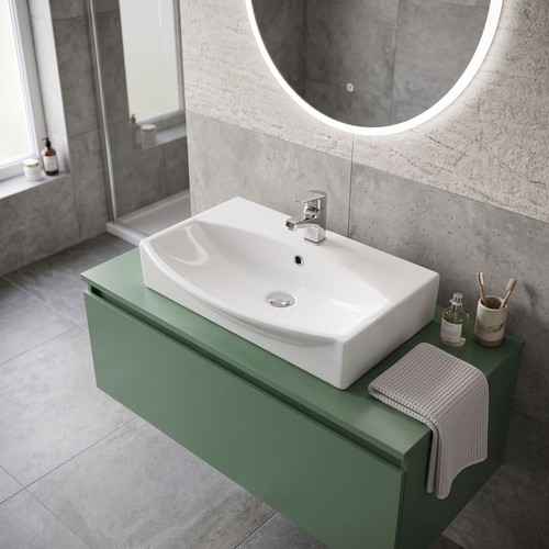 Nuie 600mm wall hung compact - wall,