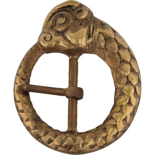 Brass ouroboros serpent - ouroboros, dragon
