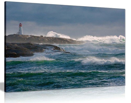 Lighthouse ocean waves - ocean,