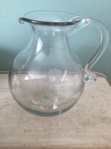 Glass water jug - jug,, and