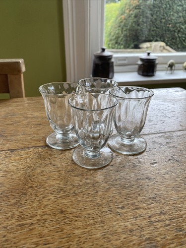 Vintage clear sherbet - vintage, sherbet/jelly
