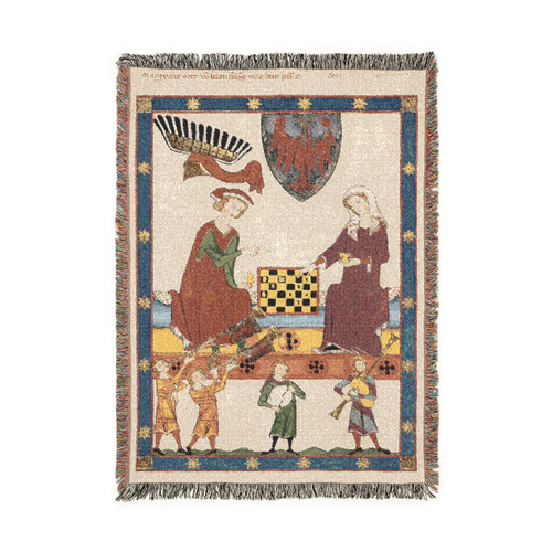 Antique medieval style chess - style,