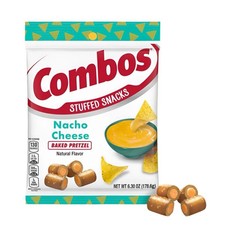 Combos Stuffed Nacho Cheese Baked Pretzel 6.3oz (178g) Best Before 10/2025
