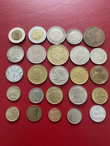 Old coins world mix - coins,