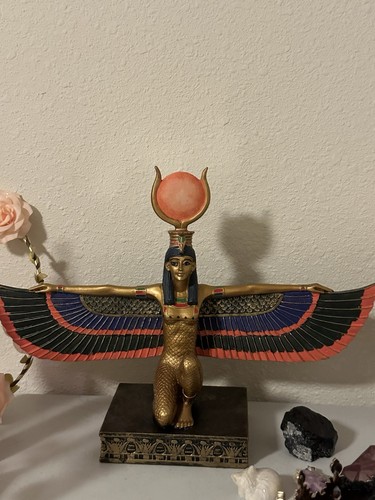 Egyptian winged goddess isis - egyptian,