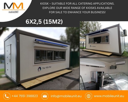 20ft 8ft catering kiosk - 20ft,