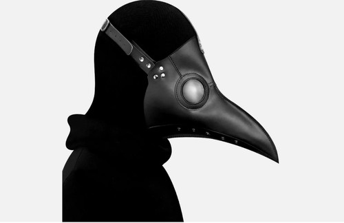 Black plague doctor - black, –