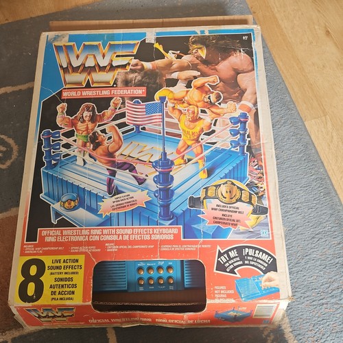 Hasbro wwf ring with - wwf,