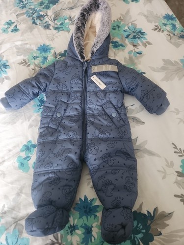 Baby boys padded borg - baby, lined