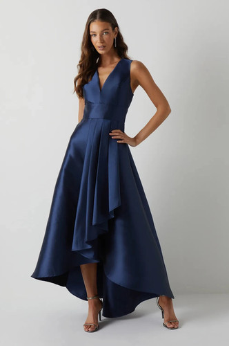 Ball gown navy blue line - ball,