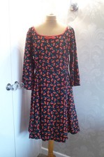 COLLECTIF cherry print dress