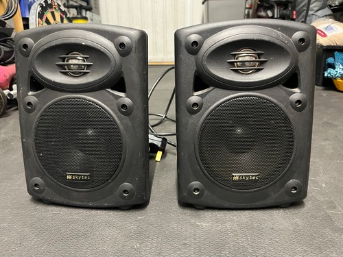 Skytec active way speakers - skytec,