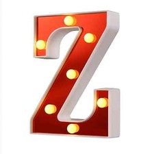 Practical Red Led Z Letter