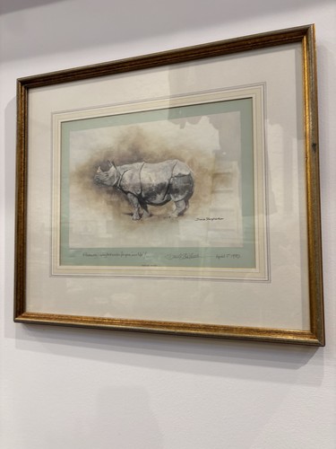 David shepherd signed print - shepherd,