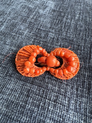 Antique victorian coral bead - antique,