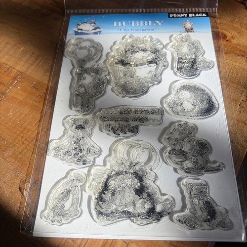 Penny black clear stamp - penny,