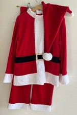 Next Children Father Christmas full outfit with hat UK size 5-6 years 116cm
