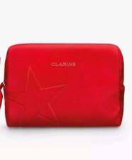 Clarins Rasberry Cosmetic Bag 