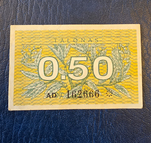 Lithuania talonas - 0.50,