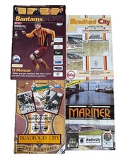 Bundle of Four Bradford Home Lge Div 2 & 3 Programmes Season 85 to 08 Free UKP&P