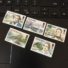 Isle of Man Stamps Mint MNH  1989 Mutiny on The Bounty Set Of 5