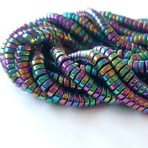 Hematite disc beads for - hematite,