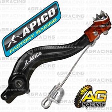 Apico Black Orange Rear Brake Pedal Lever For KTM SX/F 505 2014 MotoX Enduro