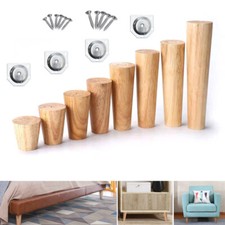 4X Wooden Table Legs Desk