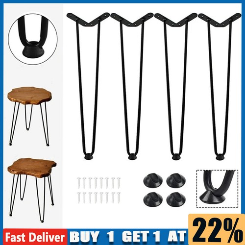 Hairpin table legs metal - 4x,