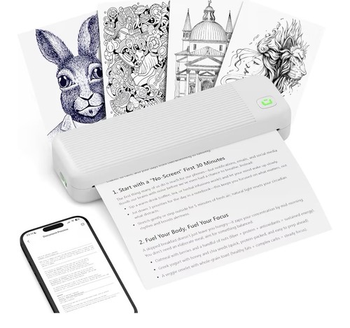 Portable printer wireless - printer, for