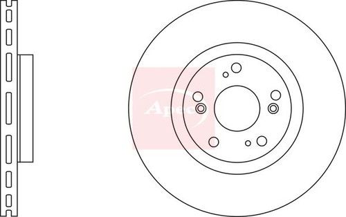 Brake disc front vented - brake,
